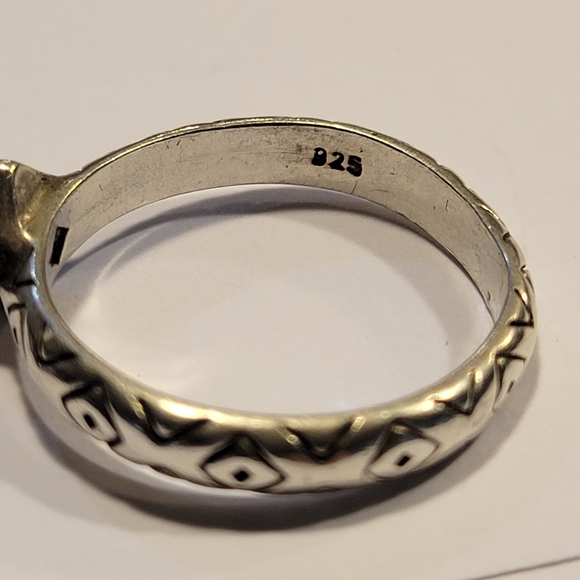 Tejani Sterling Silver and Garnet Stackable Rings - Picture 10 of 15